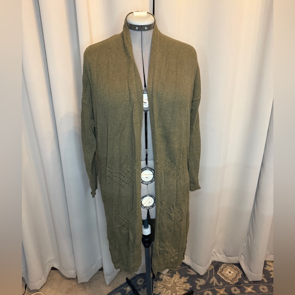 Olive Green Cardi XL